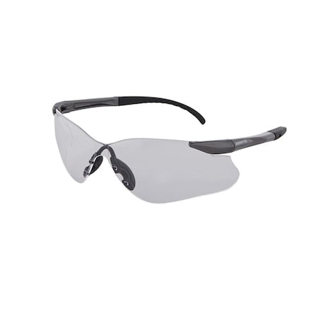 Jackson Safety Safety Glasses, Anti-Fog, Clear Lens, Gunmetal Frame, Frameless 50026